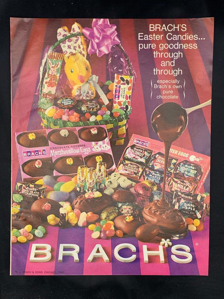 1987 Brachs Print Ad Old Fashioned Pick A Mix Wrapped Hard Candy